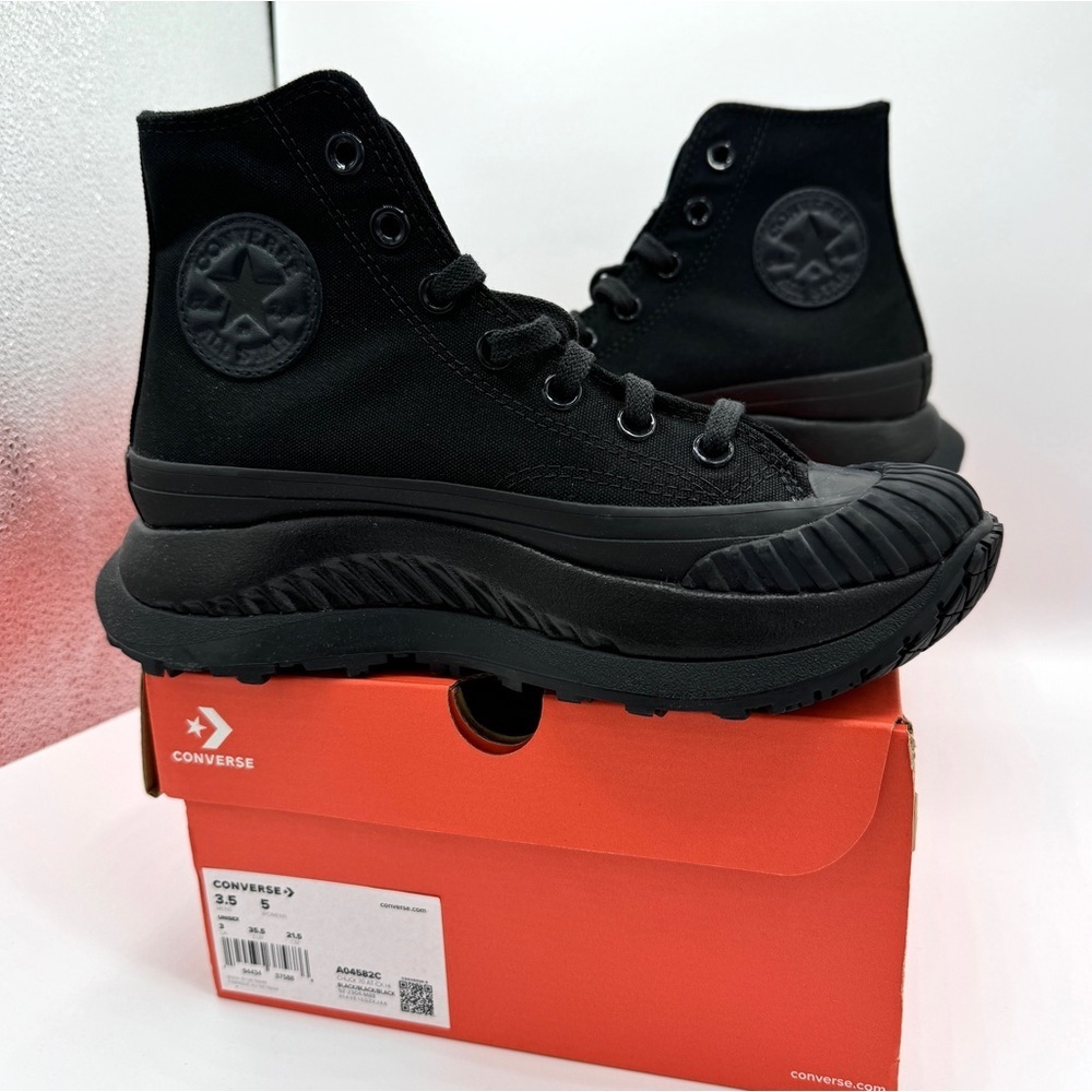 NWT Converse Chuck 70 At-CX Hi All Black Platform High Tops Triple Black Unisex